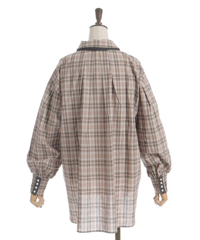 Bicolor Ribbon Shirt