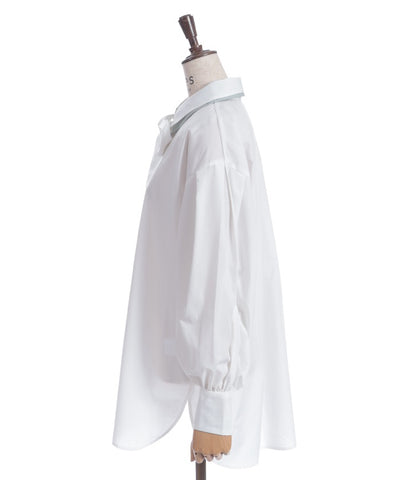 Bicolor Ribbon Shirt