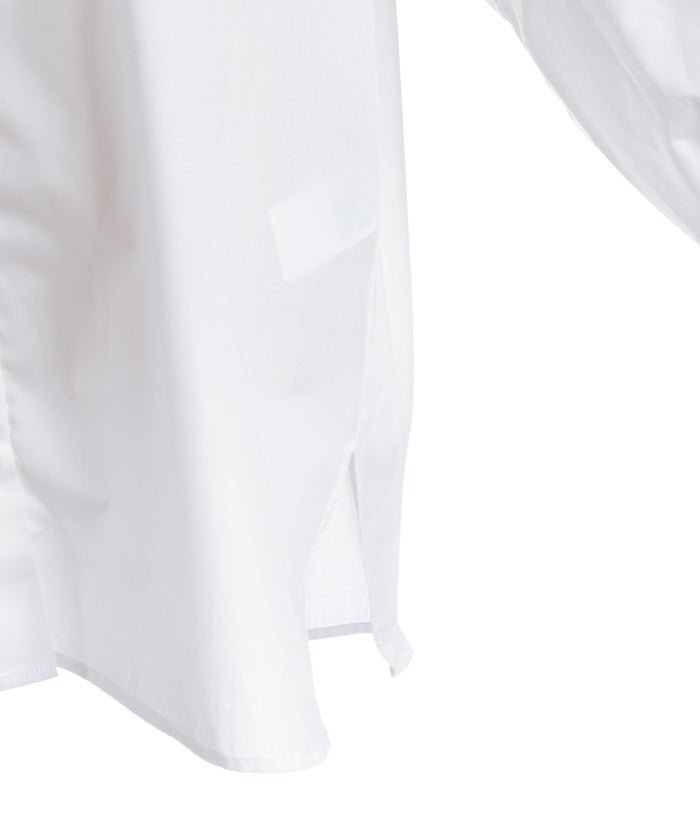 Bicolor Ribbon Shirt