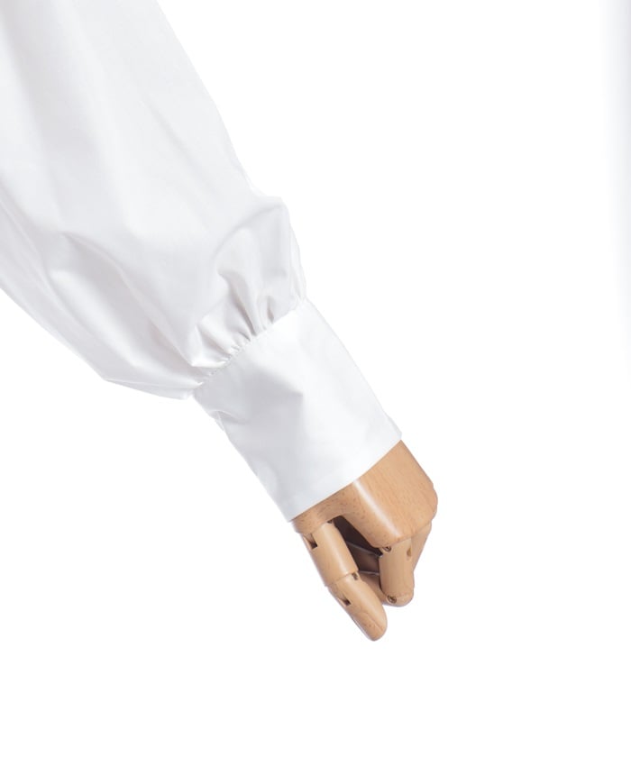 Bicolor Ribbon Shirt