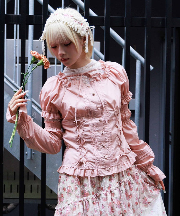 Arm Covers Set Cotton Blend Blouse