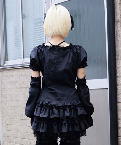 Arm Covers Set Cotton Blend Blouse