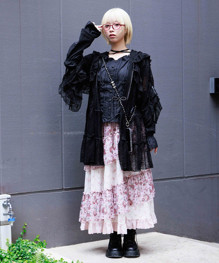 Arm Covers Set Cotton Blend Blouse