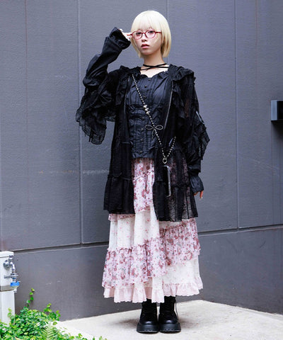 Arm Covers Set Cotton Blend Blouse