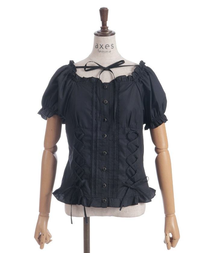 Arm Covers Set Cotton Blend Blouse