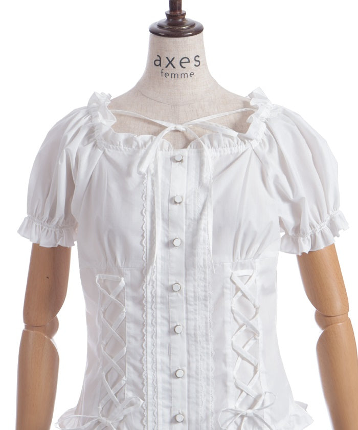 Arm Covers Set Cotton Blend Blouse