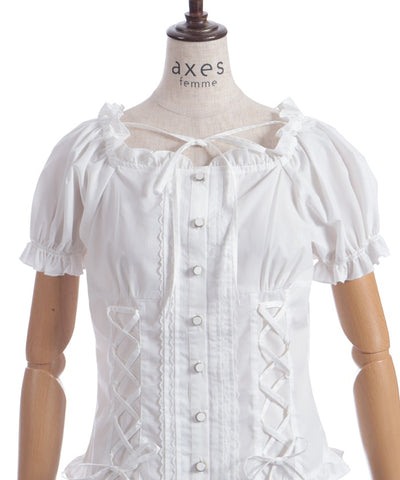 Arm Covers Set Cotton Blend Blouse