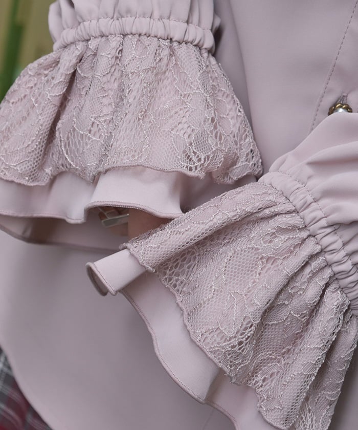 Lace Layered Ruffle Frill Blouse