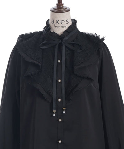 Lace Layered Ruffle Frill Blouse