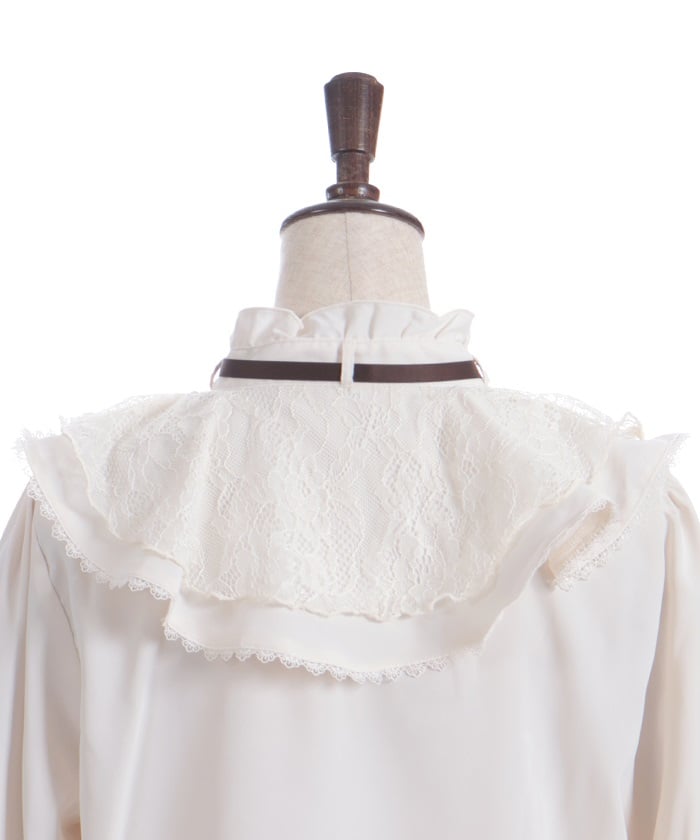Lace Layered Ruffle Frill Blouse