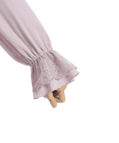 Lace Layered Ruffle Frill Blouse