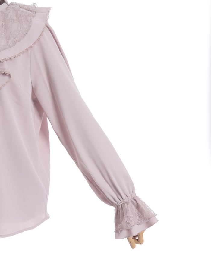 Lace Layered Ruffle Frill Blouse