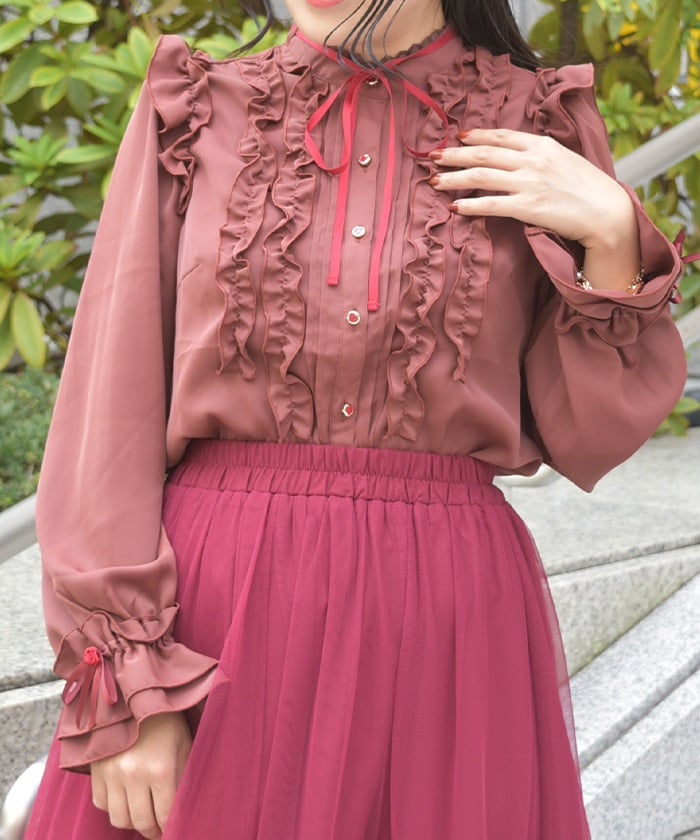 Whip Frill Blouse