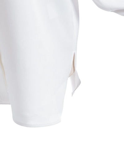 Volume Sleeve Ribbon Shirt