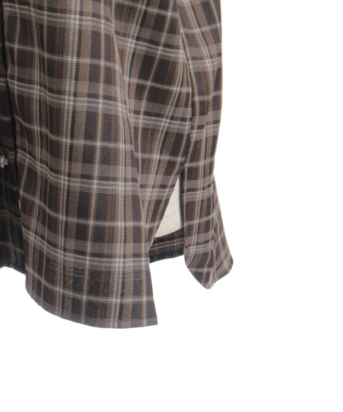 Volume Sleeve Ribbon Shirt