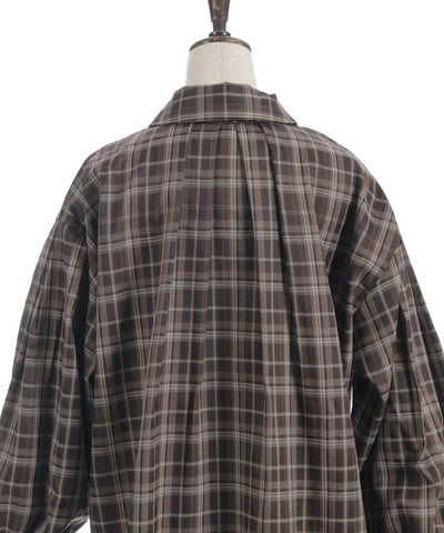 Volume Sleeve Ribbon Shirt