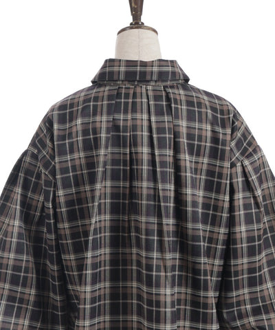 Volume Sleeve Ribbon Shirt