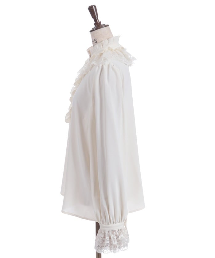 Lace Frill Blouse – axes femme from JAPAN