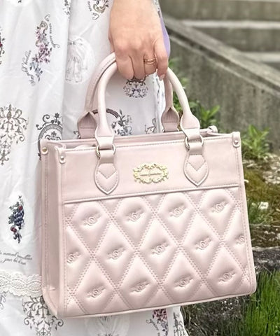 Rose Motif Quilted Bag