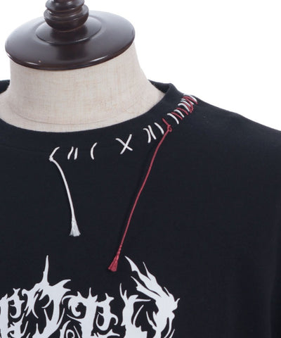Fox Mask Logo Print Short Sleeve T-Shirt