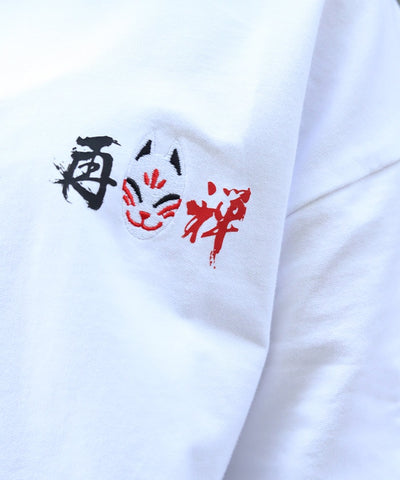 Japanese Mask Back Print T-Shirt