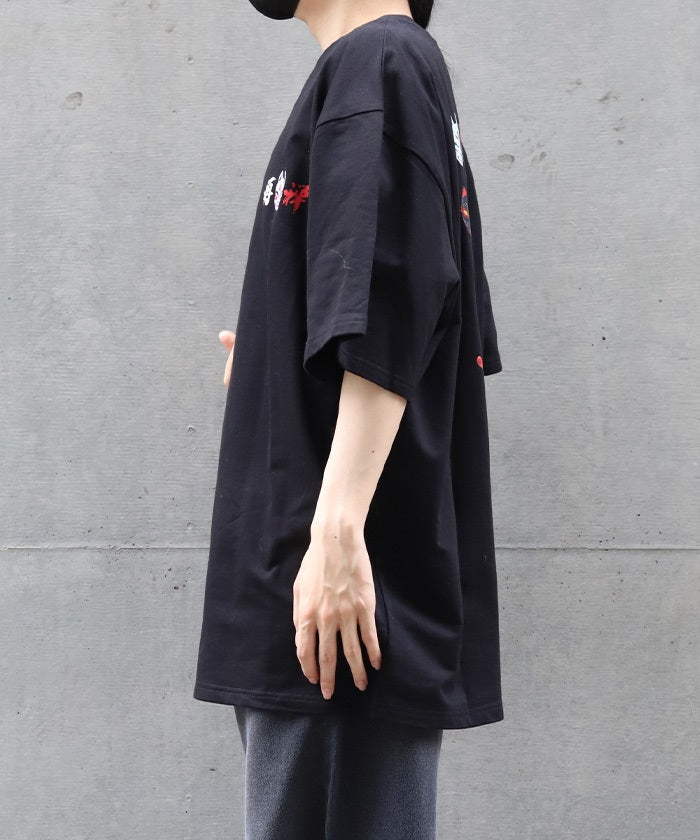 Japanese Mask Back Print T-Shirt