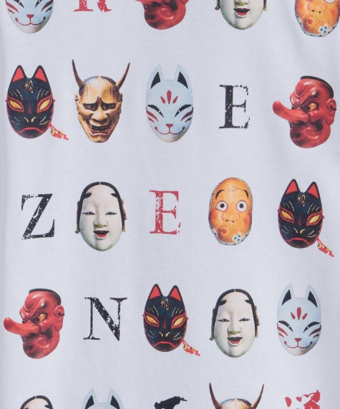 Japanese Mask Back Print T-Shirt