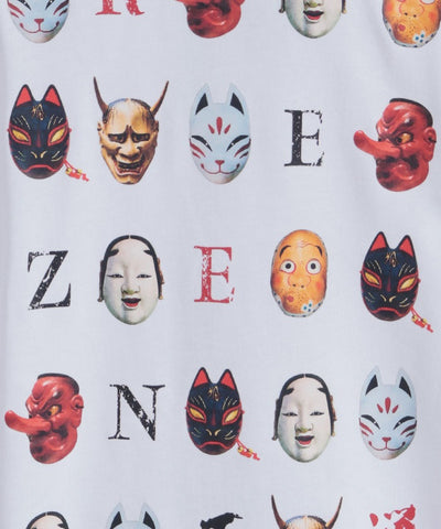 Japanese Mask Back Print T-Shirt