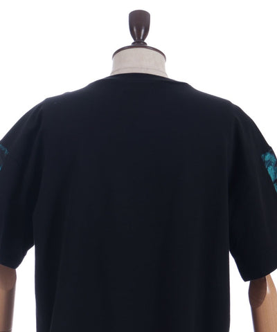 Dragon & Yin-Yang Symbol Print T-Shirt