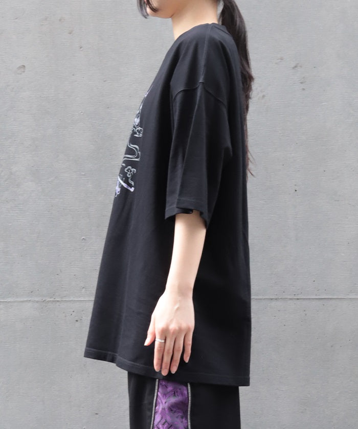Hannya & Smoking Pipe T-Shirt – axes femme from JAPAN