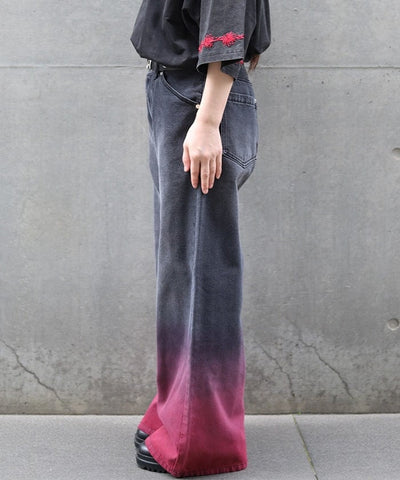 Gradient Dyed Denim Pants