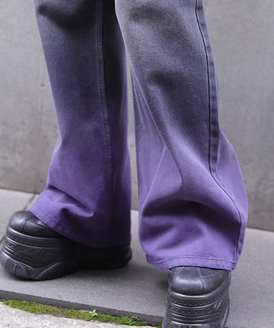 Gradient Dyed Denim Pants