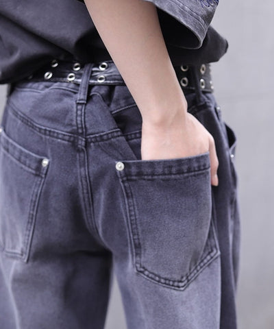 Gradient Dyed Denim Pants