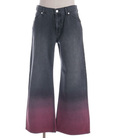 Gradient Dyed Denim Pants