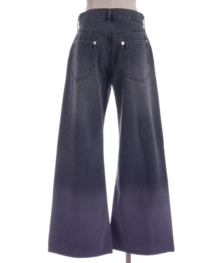 Gradient Dyed Denim Pants