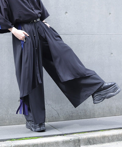 Higanbana Layered Hakama Pants