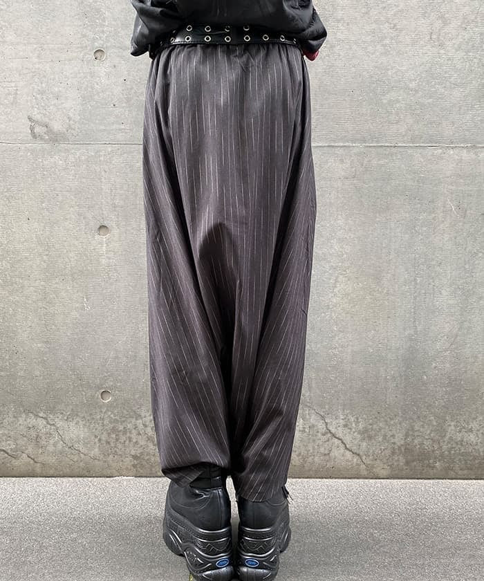 Kasuri Striped Samurai Pants