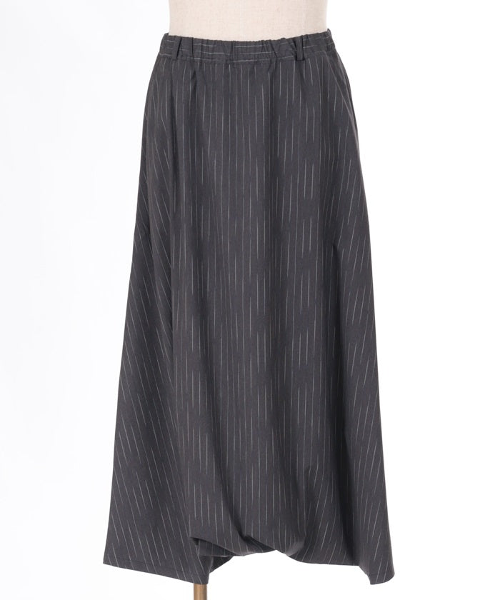 Kasuri Striped Samurai Pants