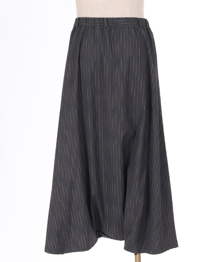 Kasuri Striped Samurai Pants