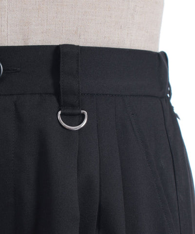 Arabesque Pattern Jacquard Zip Pants