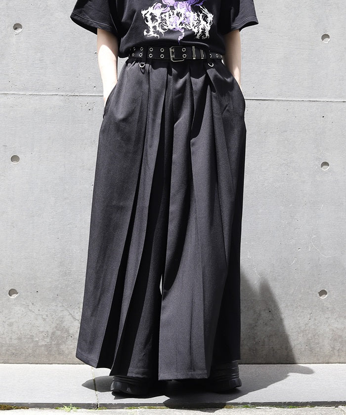 Pleated Hakama Pants – axes femme from JAPAN
