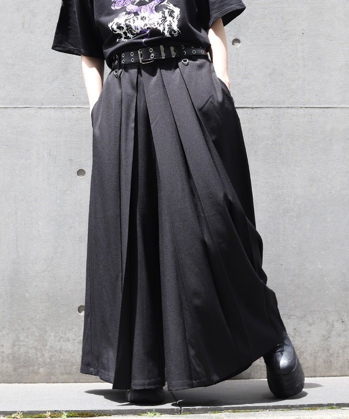 Pleated Hakama Pants – axes femme from JAPAN