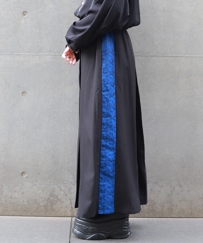 Jacquard Panel Hakama Pants