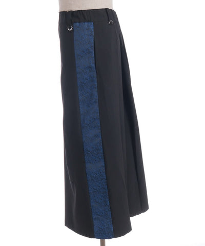 Jacquard Panel Hakama Pants