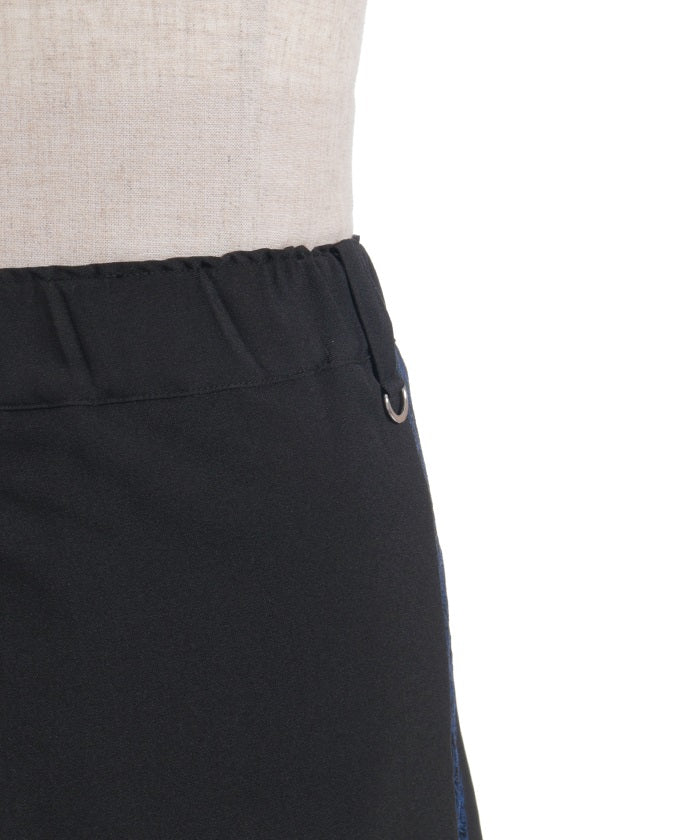 Jacquard Panel Hakama Pants