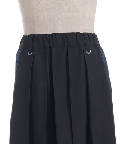 Jacquard Panel Hakama Pants