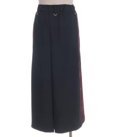 Jacquard Panel Hakama Pants