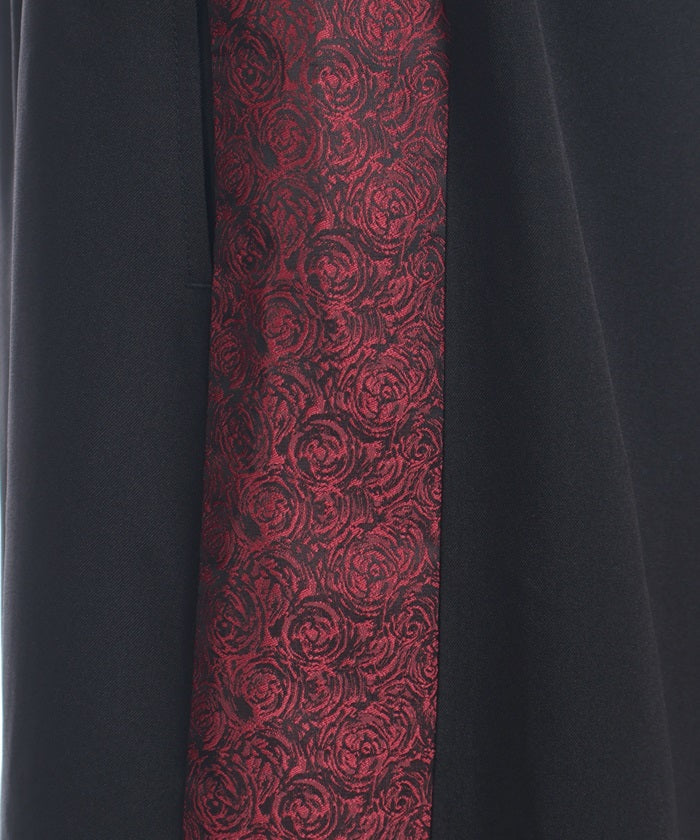 Jacquard Panel Hakama Pants