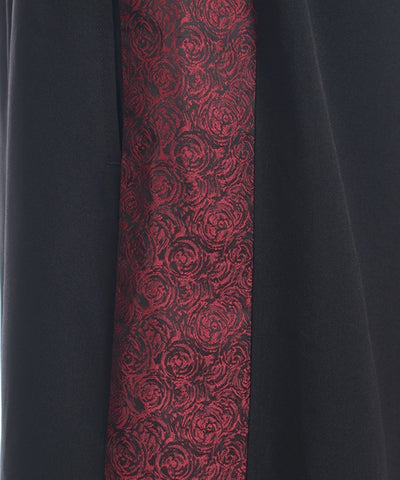 Jacquard Panel Hakama Pants