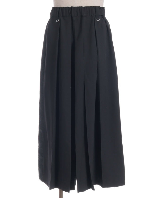 Jacquard Panel Hakama Pants